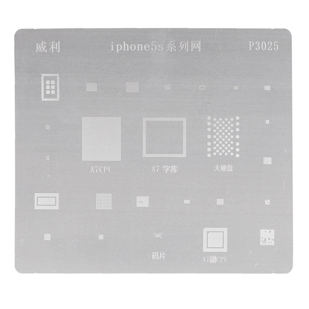 Sunshine SS-034 Apple iPhone 7/iPhone 7 Plus BGA Chip Ball Template Stencil
