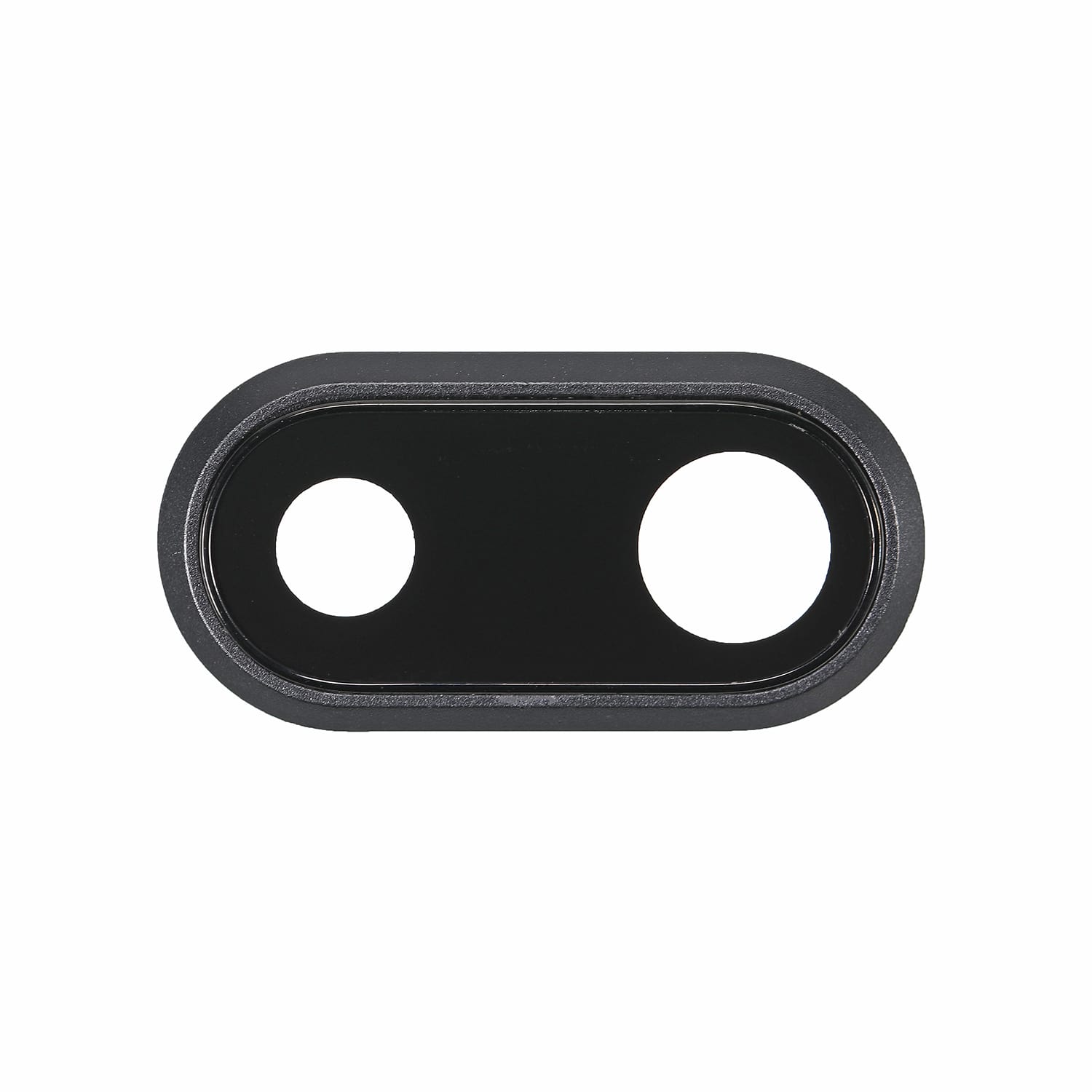 Apple iPhone 8 Plus Camera Lens Frame + Camera Lens - Black