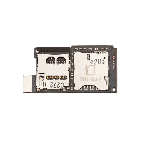 HTC One SV Simcard + Memorycard reader Flex Cable  