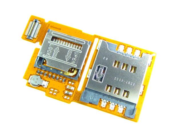Sony Ericsson W350 Simcard + Memorycard reader Flex Cable 1202-2891 