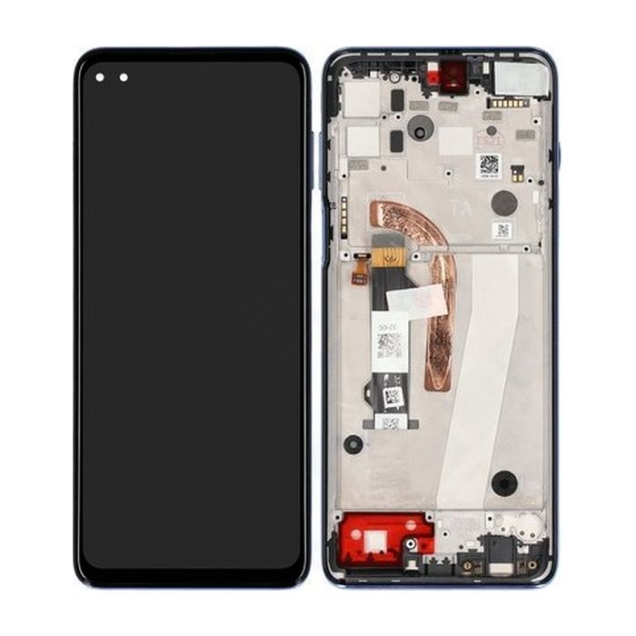 Motorola Moto G100 (XT2125-4) LCD Display + Touchscreen + Frame - 5D68C18070 - Black