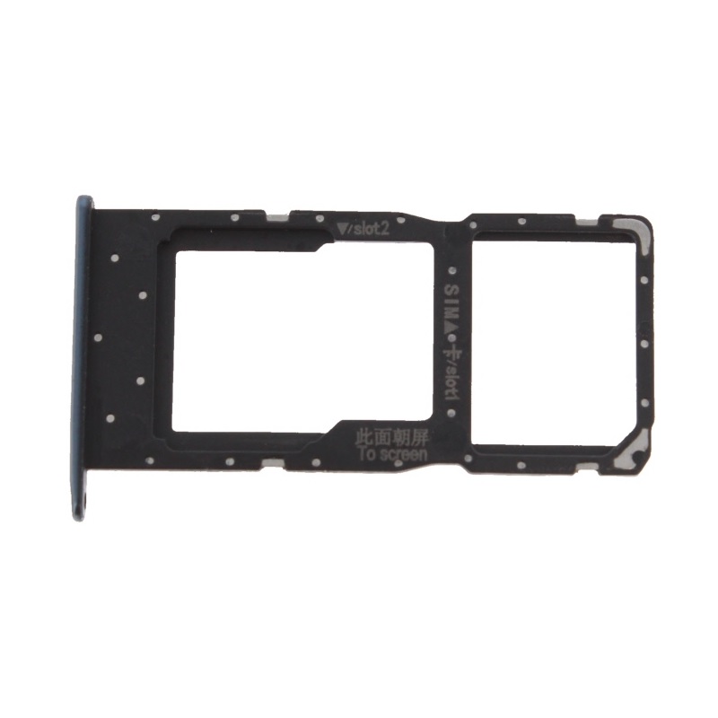 Huawei Honor 10 Lite (HRY-LX1) Simcard holder + Memorycard Holder 51661KRC Black