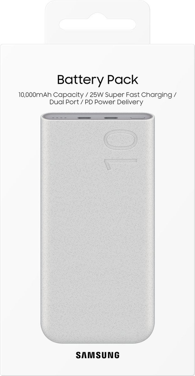 Samsung Dual USB-C Port 25W Super Fast Charging Powerbank - EB-P3401XUE - 10.000 mAh