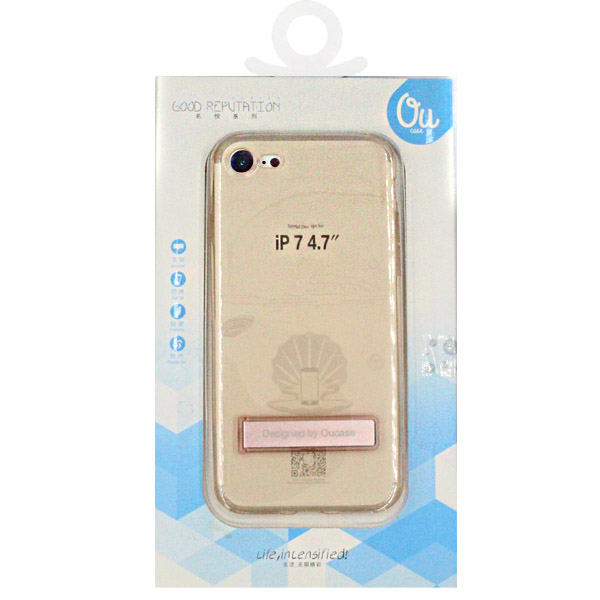 Oucase Apple iPhone 7/iPhone 8 TPU Case Good Reputation Series - Rose Gold