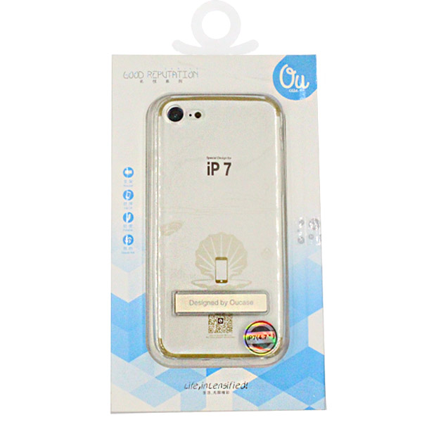 Oucase Apple iPhone 7/iPhone 8 TPU Case Good Reputation Series - Transparant