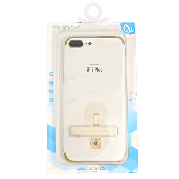 Oucase Apple iPhone 7 Plus/iPhone 8 Plus TPU Case Good Reputation Series - Transparant