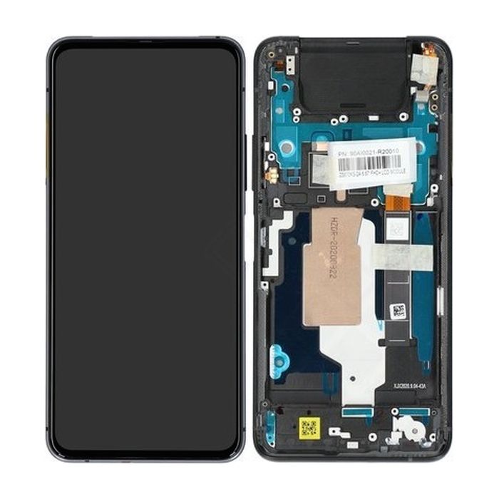 Asus Zenfone 7 (ZS670KS)/Zenfone 7 Pro (ZS671KS) LCD Display + Touchscreen + Frame - 90AI0021-R20010 - Black