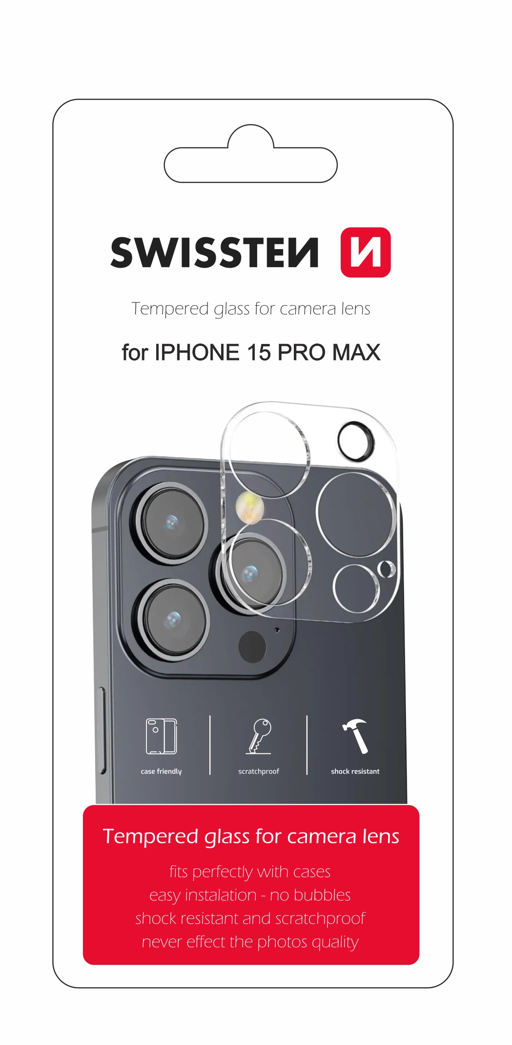 Swissten iPhone 17 Camera Lens Tempered Glass - 94500217