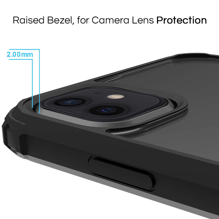 Livon RingShock Shield Case for iPhone 7/8/SE 2020 - Black