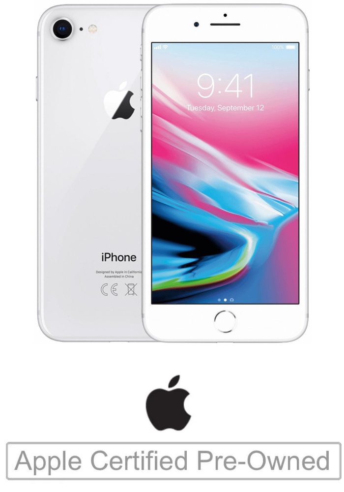 Apple iPhone 8 - CPO - 64GB - Silver