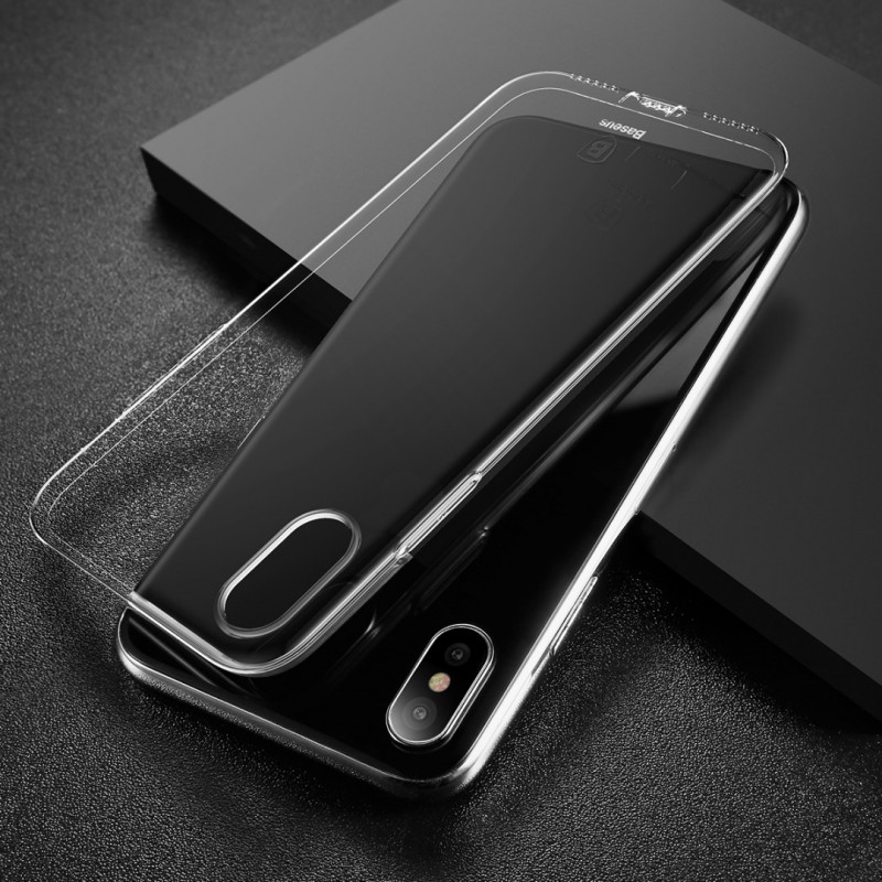 Baseus Apple iPhone X TPU Case Slim Series - Transparant