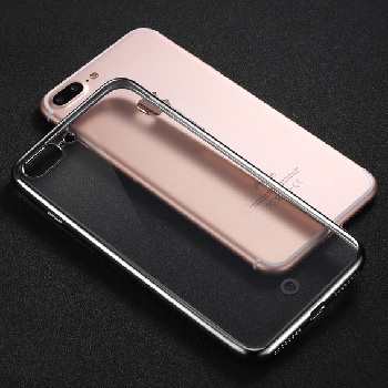 Fshang iPhone 7 Plus/iPhone 8 Plus TPU Case - Rose Stand - Black