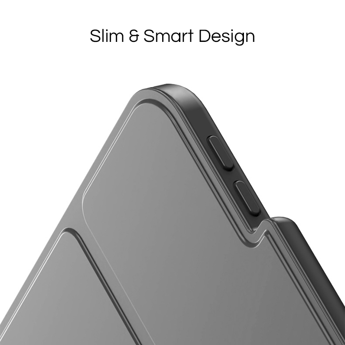 SmartFolio Tablet Case for iPad 7 (10.2 - 2019) - Black