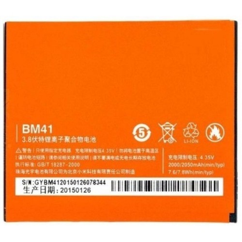 Xiaomi Redmi/Redmi 1s Battery 2000 mAh - BM41 