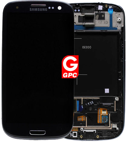 Samsung I9300 Galaxy S3 LCD Display + Touchscreen + Frame GH97-13630E Black