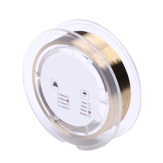 Refurbishing  Cutting Wire Gold Molybdenum - 0.06mm - 1000mtr 