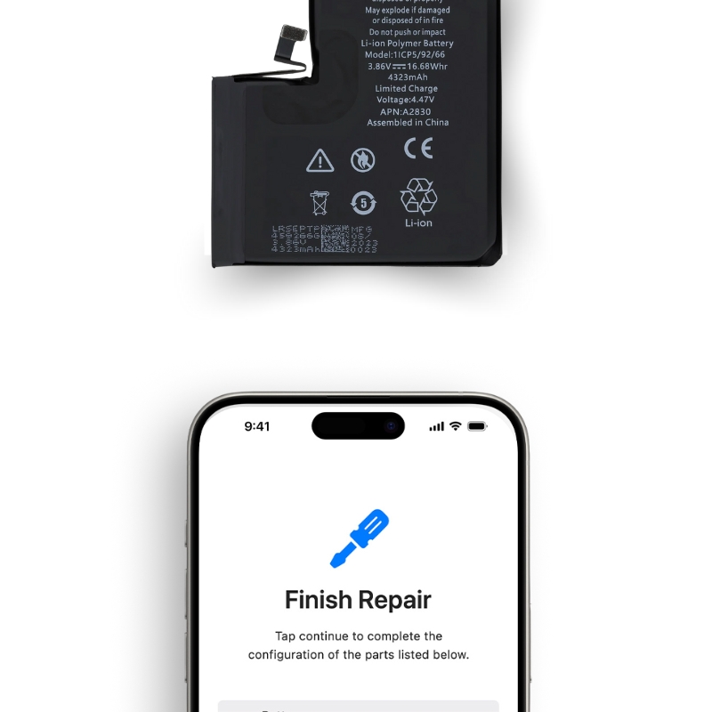Apple iPhone 15 Pro Max Battery - Diagnostic / No Warning Message
