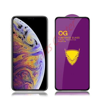 OG iPhone X/iPhone XS/iPhone 11 Pro Tempered Glass 3D - 10 pcs