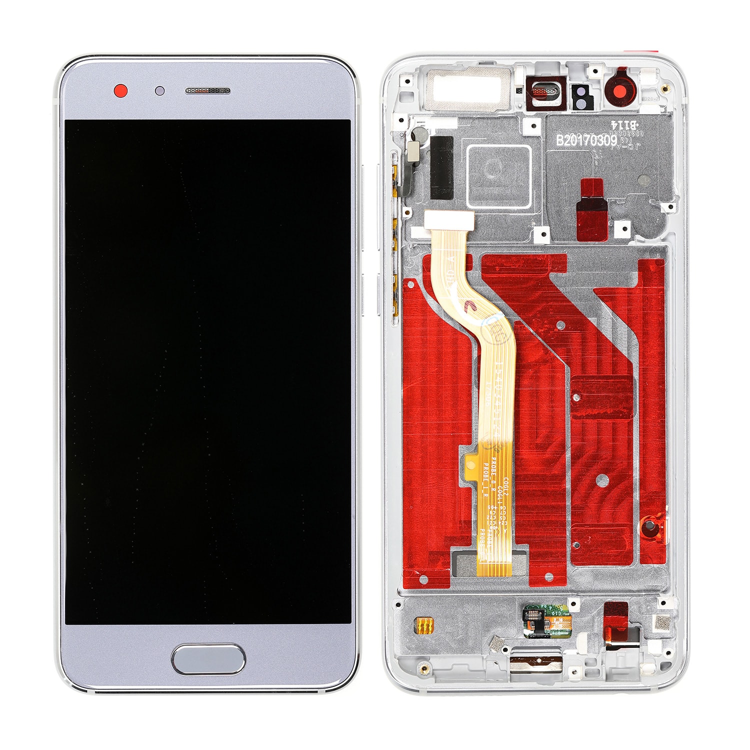 Huawei Honor 9 (STF-L09) LCD Display + Touchscreen + Frame Grey
