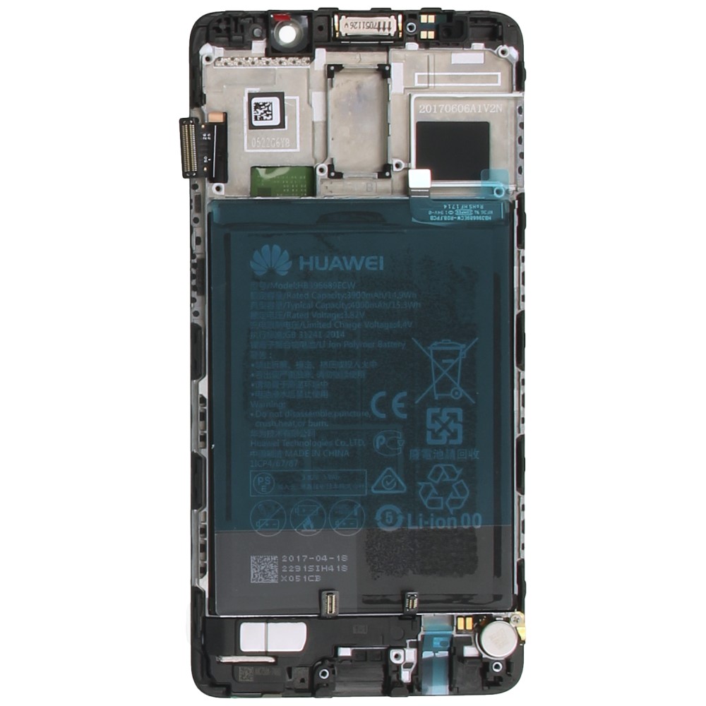 Huawei Mate 9 Pro LCD Display + Touchscreen + Frame With Battery 02351CND Black
