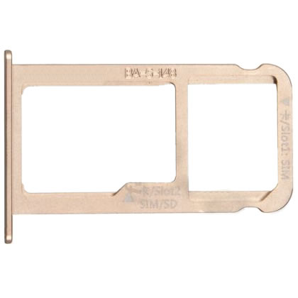 Huawei Mate 9 Simcard holder + Memorycard Holder Gold