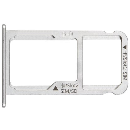 Huawei Mate 9 Simcard holder + Memorycard Holder Silver