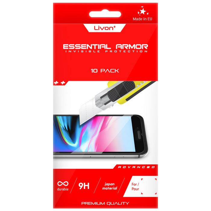 Livon  Asus Zenfone 5 Lite (ZC600KL) Tempered Glass Bundle Pack 10 pieces 