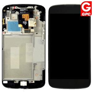 LG Nexus 4 (E960) LCD Display + Touchscreen + Frame  Black