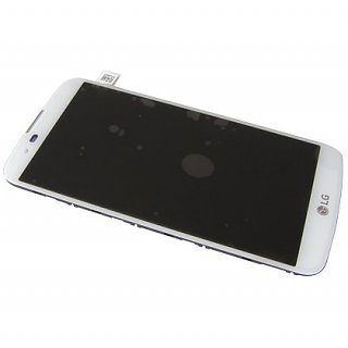 LG K10 (K420N) LCD Display + Touchscreen + Frame ACQ88868303 White