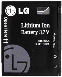 LG CU915 Vu Battery LGIP-580A - 1000 mAh 