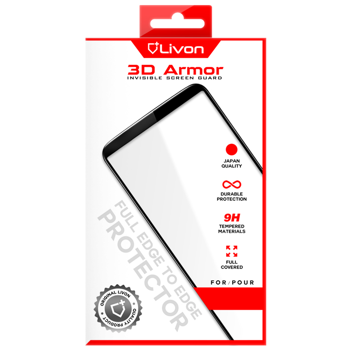 Samsung SM-A805F Galaxy A80 Tempered Glass 3D Armor - Black
