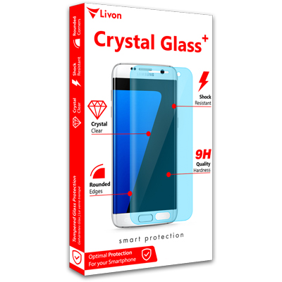 Livon Samsung G925F Galaxy S6 Edge Tempered Glass  Full Clear