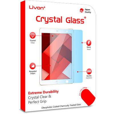 Livon Samsung SM-T820 Galaxy Tab S3 9.7/SM-T825 Galaxy Tab S3 9.7 Tempered Glass 0.3mm - 2,5D 