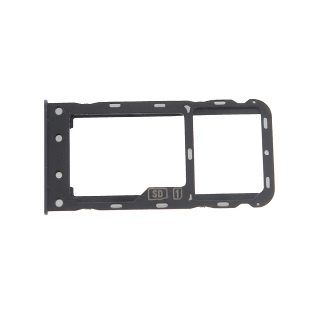 Nokia 3.1 Plus (TA-1104, TA-1115, TA-1118, TA-1125) Simcard holder + Memorycard Holder MEROO01007A Black
