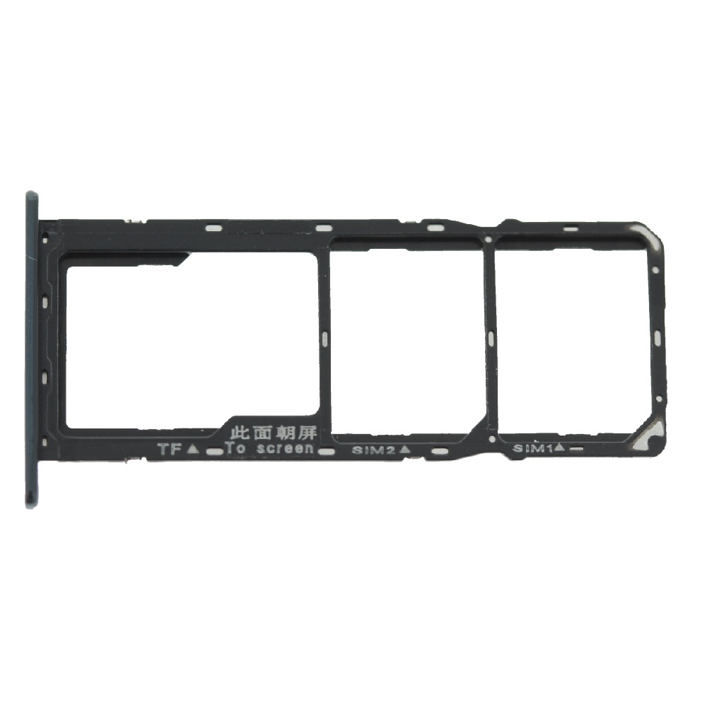 Huawei Honor 7A (AUM-AL00)/Y6 (2018) (ATU-L11)/Y6 Prime (2018) (ATU-L11) Simcard holder + Memorycard Holder 97070TRA Black