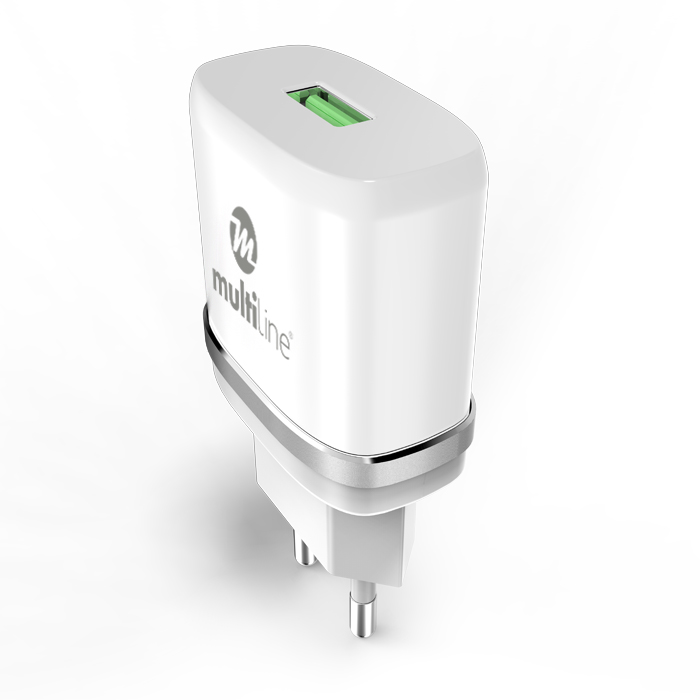 Multiline Power Adapter - 1A incl. Lightning USB Cable