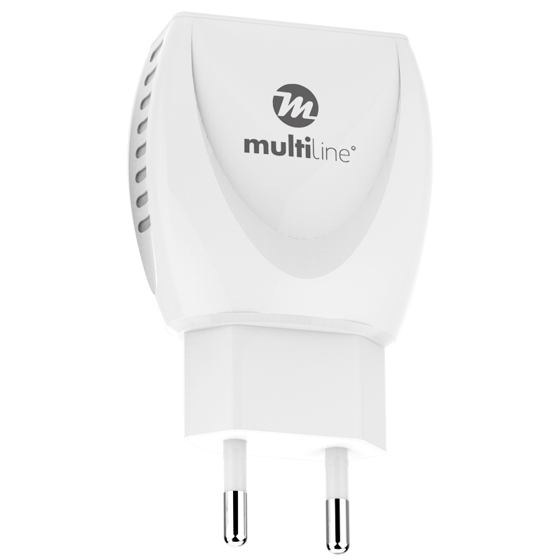 Multiline Dual Power Port Travel Charger 2.4A - incl. Lightning USB Cable