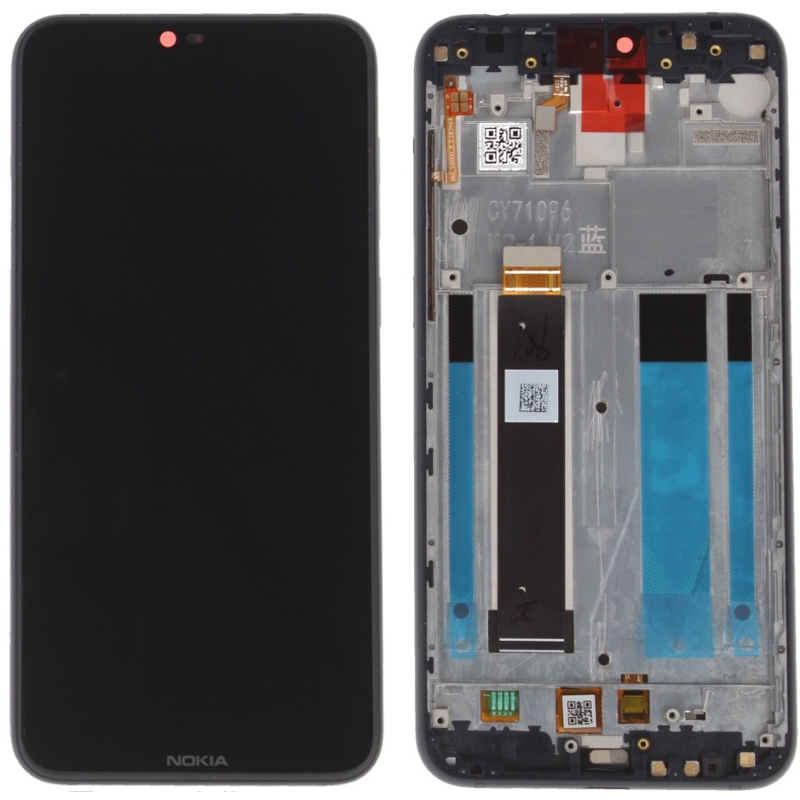 Nokia 6.1 Plus (Nokia X6) (TA-1103) LCD Display + Touchscreen + Frame 20DRGLW0001 Blue