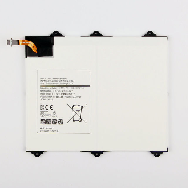 Samsung SM-T567 Galaxy Tab E 9.6 Battery EB-BT567ABA - 7300 mAh 