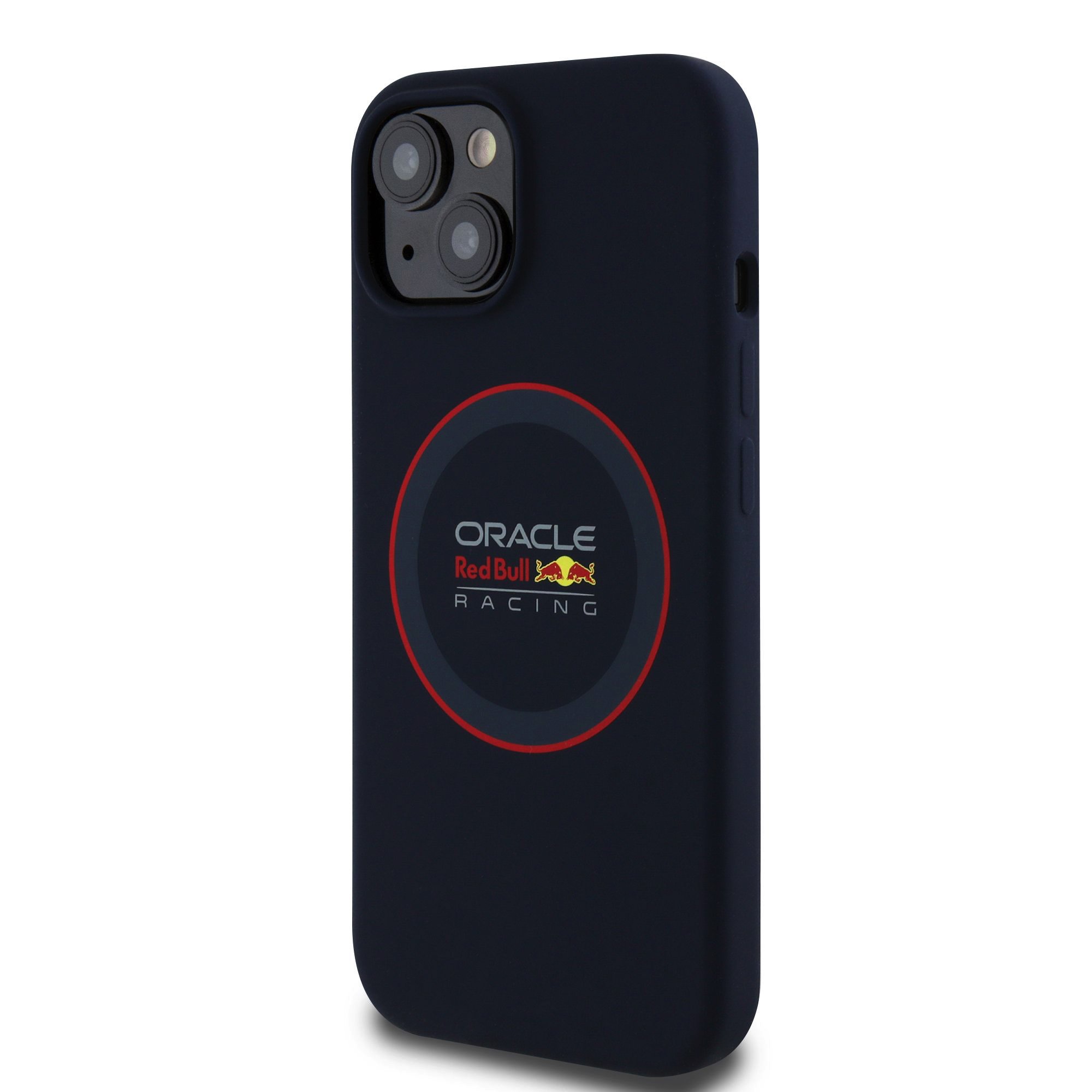 Red Bull iPhone 16 Plus MagSafe Liquid Silicon Case With Ring - 3666339368753 - Navy