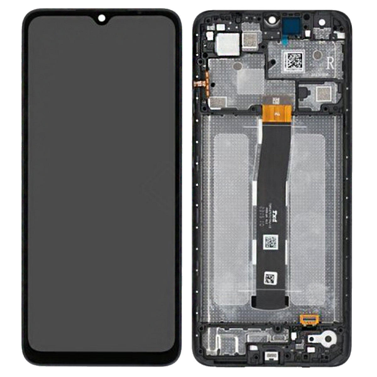 Xiaomi Redmi 12C (22120RN86G) LCD Display + Touchscreen + Frame - Black