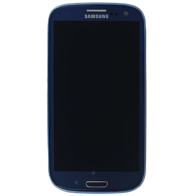 Samsung I9305 Galaxy S3 Plus LCD Display + Touchscreen + Frame GH97-14106D Blue