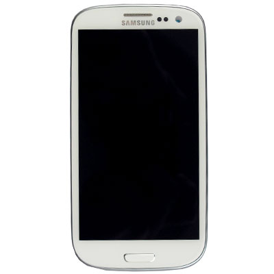 Samsung I9305 Galaxy S3 Plus LCD Display + Touchscreen + Frame GH97-14106C White
