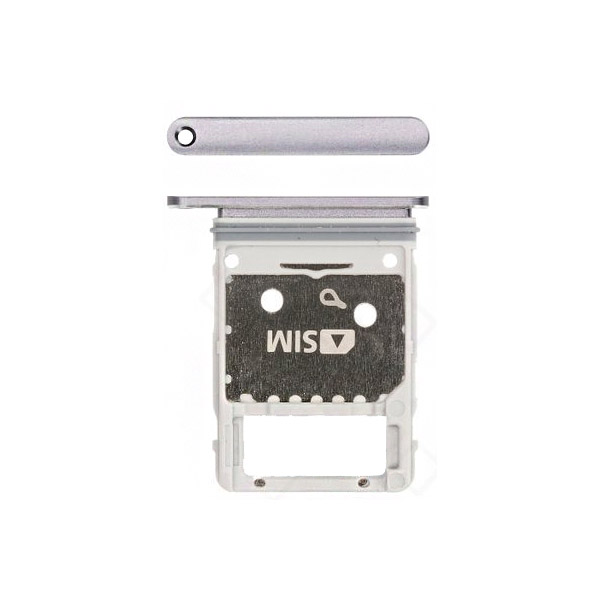 Samsung SM-T860 Galaxy Tab S6 (WiFi)/SM-T865 Galaxy Tab S6 (4G/LTE) Simcard holder + Memorycard Holder GH98-44718A Grey