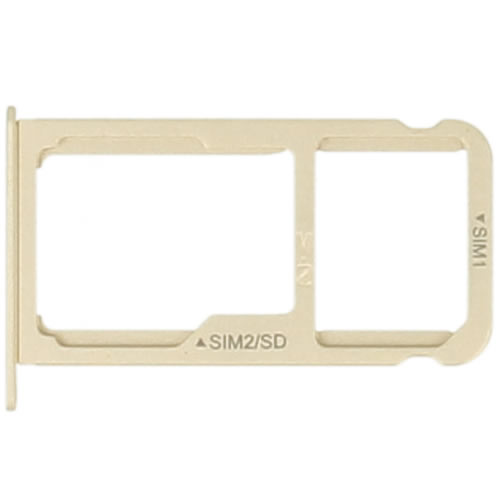 Huawei P9 Plus Simcard holder + Memorycard Holder Gold