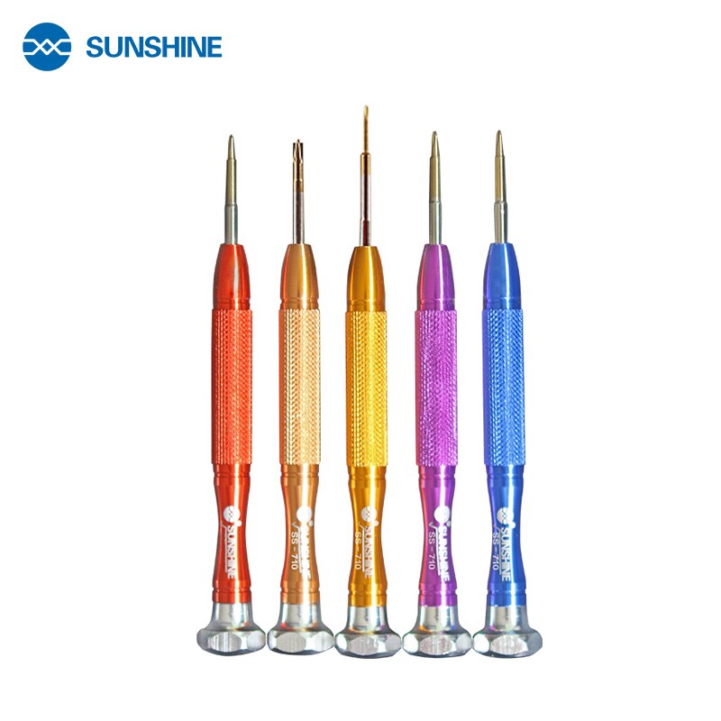 Sunshine SS-710 Stainless Steel Screwdriver - Red
