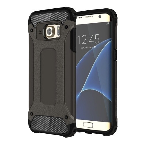 Samsung Fashion Case G935F Galaxy S7 Edge Hard Case  - Super Defender Series - Black