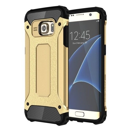 Samsung Fashion Case G935F Galaxy S7 Edge Hard Case  - Super Defender Series - Gold