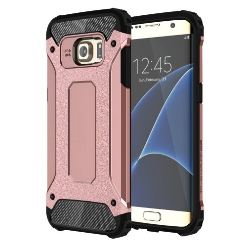 Samsung Fashion Case G925F Galaxy S6 Edge Hard Case  - Super Defender Series - Rose Gold