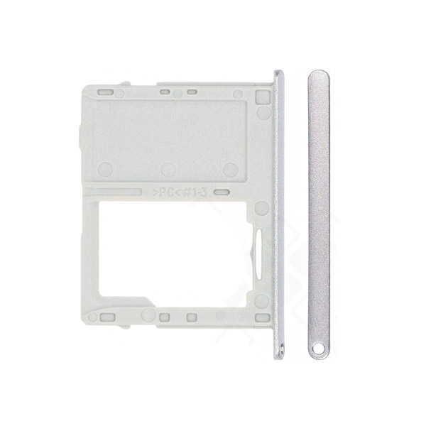 Samsung SM-T510 Galaxy Tab A 10.1 (2019) (Wi-Fi)/SM-T515 Galaxy Tab A 10.1 (2019) (4G/LTE) Simcard holder + Memorycard Holder White